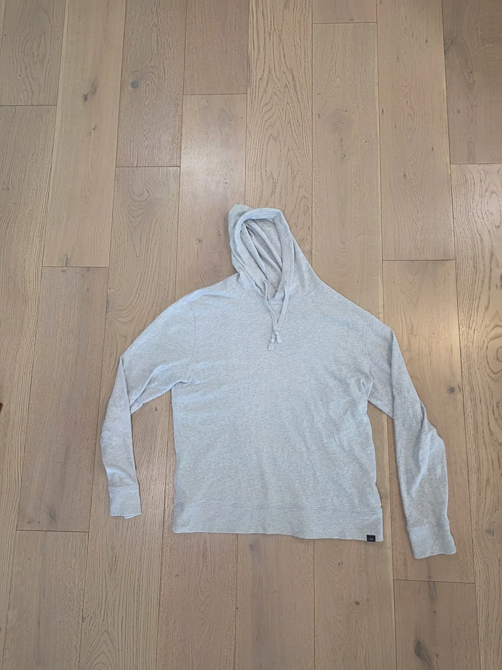 Featherly Organic Cotton Light Gray Pullover Hoodie